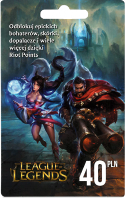 League of Legends Gift Card 40 PLN - Riot Key - EUROPE Server Only