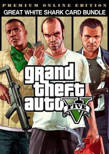 GTA V Premium Online Edition & Great White Shark Card Rockstar Games Launcher Key GLOBAL
