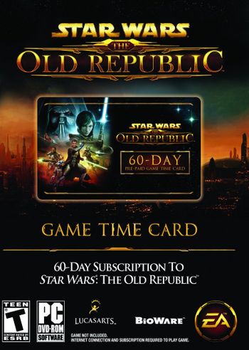Star Wars: The Old Republic - 60 Day Pre-paid Time Card Key GLOBAL